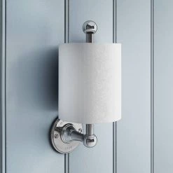 Chatsworth 1928 Traditional Spare Toilet Roll Holder - Chrome 8 Chatsworth 1928 Traditional Spare Toilet Roll Holder - Chrome -Toilet Accessories shop 105CHT d2 460