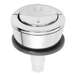 Wirquin Jollyflush Dual Flush Chrome Push Button