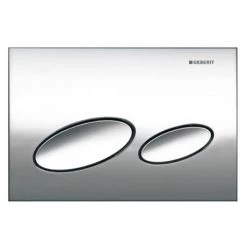 Geberit Kappa 20 Matt Chrome Flush Plate for UP200 Cistern - 115.228.46.1