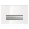 Geberit Sigma40 White Glass DuoFresh Odour Extraction Flush Plate - 115.600.SI.1 -Toilet Accessories shop 115.600.SI .1 l 460