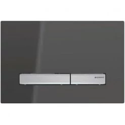 Geberit Sigma 50 Smoked Reflective Glass Flush Plate for UP320 Cistern - 115.788.SD.2