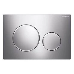Geberit Sigma 20 Gloss Chrome Flush Plate for UP320/UP720 Cistern - 115.882.KH.1