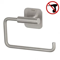 Tiger Colar Toilet Paper Holder - Brushed Stainless Steel