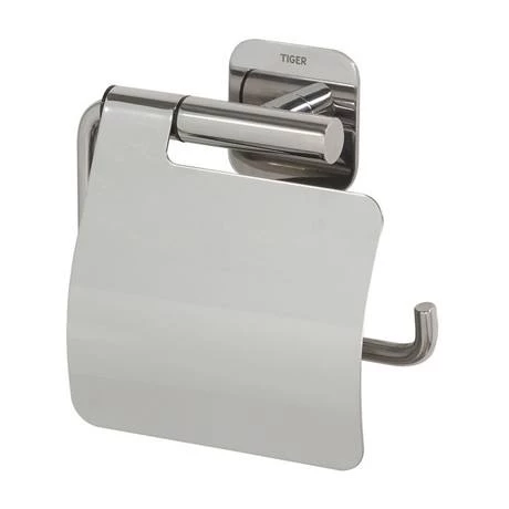Tiger Colar Toilet Paper Holder with Cover - Polished Stainless Steel 7 Tiger Colar Toilet Paper Holder with Cover - Polished Stainless Steel - Image 5