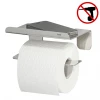 Tiger Colar Toilet Roll Holder with Shelf - Polished Stainless Steel 2 Tiger Colar Toilet Roll Holder with Shelf - Polished Stainless Steel -Toilet Accessories shop 1314230346 P