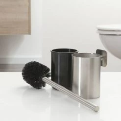 Tiger Colar Toilet Brush & Holder - Brushed Stainless Steel -Toilet Accessories shop 1314830946 D2 460