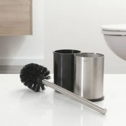 Tiger Colar Freestanding Toilet Brush & Holder - Brushed Stainless Steel -Toilet Accessories shop 1314930946 D2 460