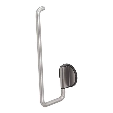 Tiger Tune Spare Toilet Roll Holder - Brushed Stainless Steel/Black 6 Tiger Tune Spare Toilet Roll Holder - Brushed Stainless Steel/Black - Image 4