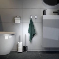 Tiger Tune Freestanding Spare Toilet Roll Holder - Brushed Stainless Steel/Black 7 Tiger Tune Freestanding Spare Toilet Roll Holder - Brushed Stainless Steel/Black -Toilet Accessories shop 1325530946 D2 460