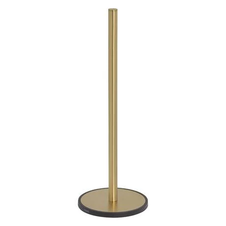 Tiger Tune Freestanding Spare Toilet Roll Holder - Brushed Brass/Black 4 Tiger Tune Freestanding Spare Toilet Roll Holder - Brushed Brass/Black - Image 2