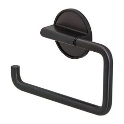 Tiger Tune Toilet Roll Holder - Brushed Black Metal/Black -Toilet Accessories shop 1326538946 D1 460