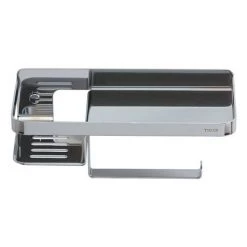 Tiger Caddy Toilet Roll Holder with Shelf - Chrome -Toilet Accessories shop 1401430346 D4 460