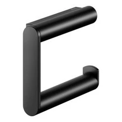 Keuco Plan Toilet Roll Holder - Black -Toilet Accessories shop 14962370000 D5 460