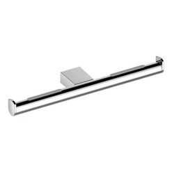 Keuco Plan Double Spare Toilet Roll Holder - Chrome -Toilet Accessories shop 14963010003 D2 460