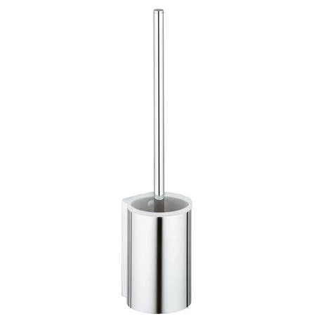 Keuco Plan Wall Mounted Toilet Brush & Holder - Chrome/White 4 Keuco Plan Wall Mounted Toilet Brush & Holder - Chrome/White - Image 2