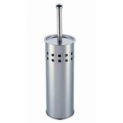Designer Toilet Brush - Stainless Steel Square