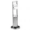 Chrome Floorstanding Toilet Brush and Roll Holder - 1600967 -Toilet Accessories shop 1600967 n p