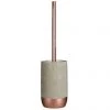 Neptune Toilet Brush Holder - Concrete & Copper -Toilet Accessories shop 1601635 p