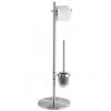 Wenko Pieno Standing WC Set - Stainless Steel - 18452100 -Toilet Accessories shop 18452100 p