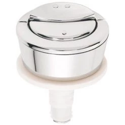 Wirquin Dual Flush Chrome Toilet Push Button