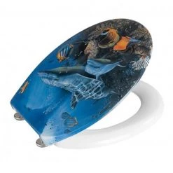 Wenko Sea Life Duroplast Toilet Seat - 19551100 -Toilet Accessories shop 19551100 d2 375