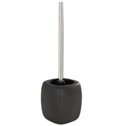 Wenko Faro Ceramic Toilet Brush & Holder - Black - 20024100
