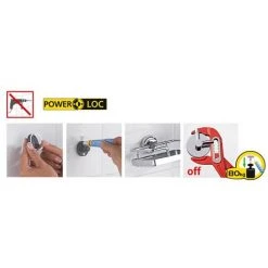 Wenko Power-Loc Puerto Rico Toilet Roll Holder - 22290100 -Toilet Accessories shop 22292100 D6 460 2