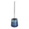 Wenko Pottery Petrol Ceramic Toilet Brush + Holder - 22648100 -Toilet Accessories shop 22648100 P