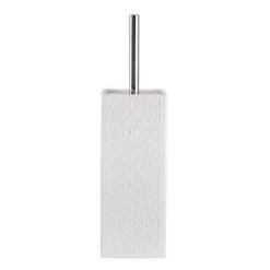 Wenko Cordoba White Ceramic Toilet Brush + Holder - 22651100 -Toilet Accessories shop 22651100 D1 460