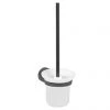 JTP Vos Brushed Black Toilet Brush & Holder 1 JTP Vos Brushed Black Toilet Brush & Holder -Toilet Accessories shop 27165BBL P