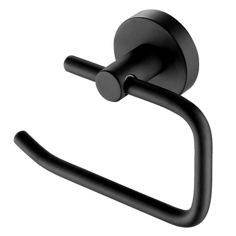 JTP Vos Matt Black Toilet Roll Holder 3 JTP Vos Matt Black Toilet Roll Holder