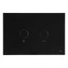 JTP Matt Black Steel Pneumatic Flush Plate -Toilet Accessories shop 28701FPMB P