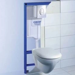 Grohe Rapid SL 1.13m Low Noise 3 in 1 Set Support Frame for Wall Hung WC - 38721001 -Toilet Accessories shop 38721001 D1N 460