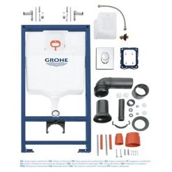 Grohe Rapid SL 1.13m Low Noise 3 in 1 Set Support Frame for Wall Hung WC - 38721001 -Toilet Accessories shop 38721001 D3 460
