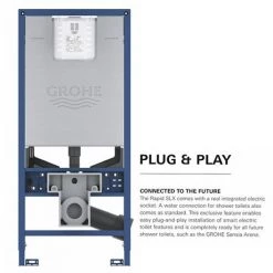 Grohe Rapid SLX 1.13m 3-in-1 Set Support Frame for Rimless WC & Sensia - 39603000 -Toilet Accessories shop 39603000 D4 460