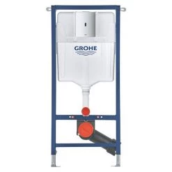 Grohe Solido 3 in 1 Set Support Frame for Wall Hung WC with Tectron Bau E - 39883000 -Toilet Accessories shop 39883000 D2 460