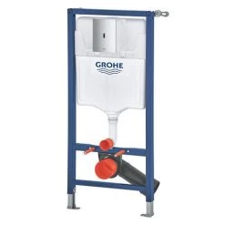 Grohe Solido 3 in 1 Set Support Frame for Wall Hung WC with Tectron Bau E - 39883000 -Toilet Accessories shop 39883000 D3 460