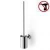 Zack Scala Stainless Steel Wall Mounted Toilet Brush + Mount Adhesive -Toilet Accessories shop 40055 30004 P
