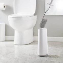 Joseph Joseph Flex Smart Toilet Brush & Holder - White/Grey - 70515 -Toilet Accessories shop 70515 D3 460