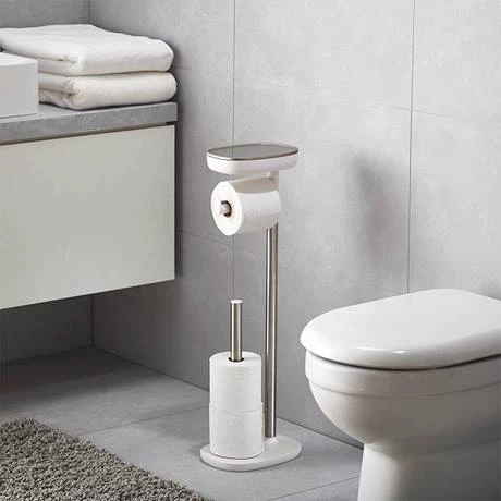 Joseph Joseph EasyStore Freestanding Toilet Paper Holder - 70518 4 Joseph Joseph EasyStore Freestanding Toilet Paper Holder - 70518 - Image 2