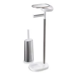 Joseph Joseph EasyStore Plus Freestanding Toilet Paper Holder with Flex Steel Toilet Brush - 70519 -Toilet Accessories shop 70519 D5 460