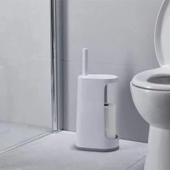 Joseph Joseph Flex Store Toilet Brush with Extra-large Caddy - Grey/White - 70537 -Toilet Accessories shop 70537 D5 460