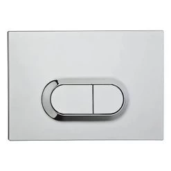 VitrA Loop O Mechanical Flush Plate - Chrome - 740-0580
