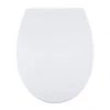 Aqualona Duroplast Soft Close Toilet Seat with Quick Release - White - 77399 -Toilet Accessories shop 77399 P