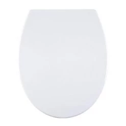 Aqualona Duroplast Soft Close Toilet Seat with Quick Release - White - 77399