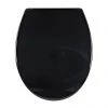 Aqualona Duroplast Soft Close Toilet Seat with Quick Release - Black - 77504 1 Aqualona Duroplast Soft Close Toilet Seat with Quick Release - Black - 77504 -Toilet Accessories shop 77504 P