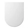 Euroshowers ONE Seat Short D-Shape Soft Close Toilet Seat - White - 88210 -Toilet Accessories shop 80210 n p