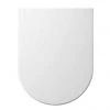 Euroshowers ONE Seat Long Elongated D-Shape Soft Close Toilet Seat - White - 88310 -Toilet Accessories shop 80410 n p