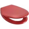 Euroshowers Rainbow Soft Close Toilet Seat - Red - 84480 -Toilet Accessories shop 84480 P