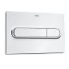 Roca PL1 Dual Flush Plate for Concealed Cisterns - Chrome -Toilet Accessories shop 890095001 P
